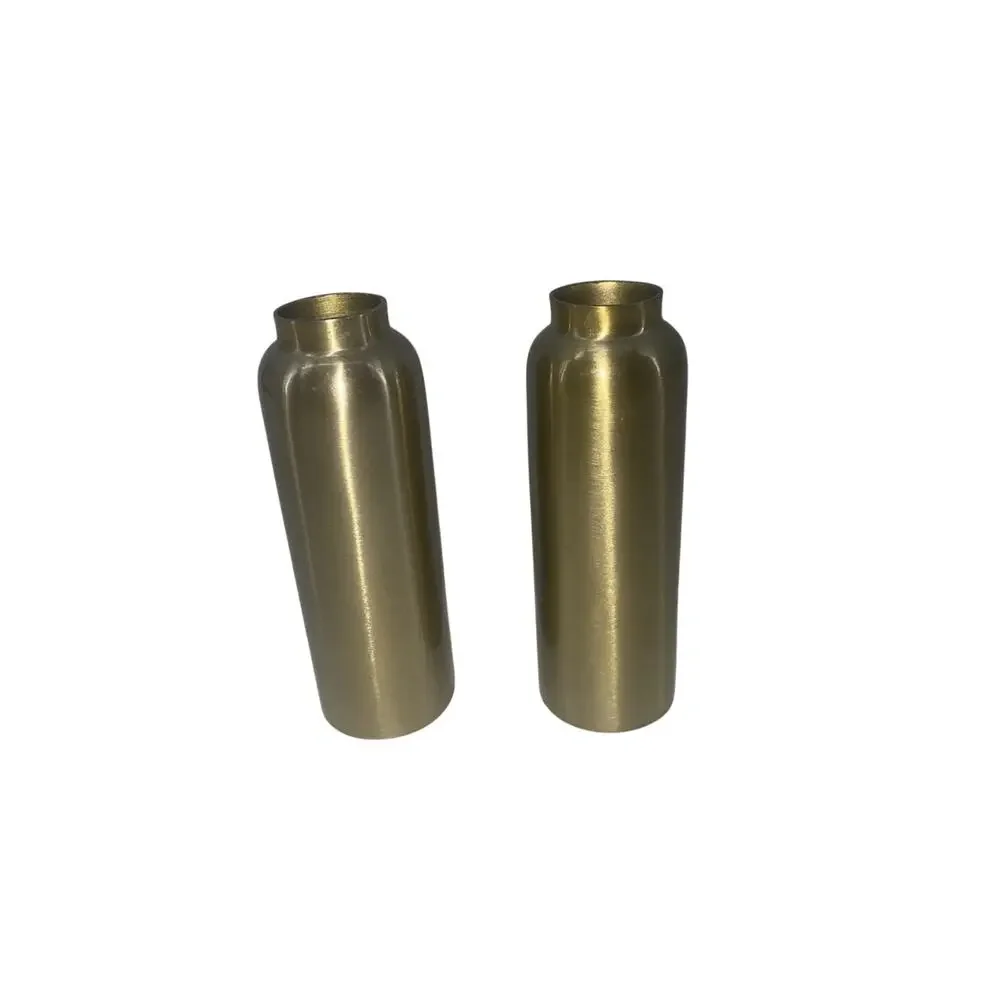 Set Of 3: Brass Candle Sticks And Brass Bowl